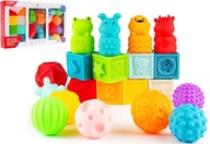 SOFT SENSORY BLOCKS GULIČKY SET 20 ks SOFT SENSORY BLOCKS GULIČKY SET 20 ks