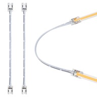 KONEKTOR PRE COB LED PÚHY 8mm IP20 UHOLOVÝ KONEKTOR S KÁBLOM KONEKTOR PRE COB LED PÚHY 8mm IP20 UHOLOVÝ KONEKTOR S KÁBLOM