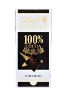 Horká čokoláda Excellence 100% kakao 50g Lindt Smak Horká čokoláda Excellence 100% kakao 50g Lindt Smak