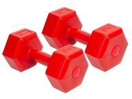 EB FIT 1027036 sada činiek (2 x 3 kg) Červená EB FIT 1027036 sada činiek (2 x 3 kg) Červená