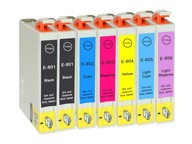 7X ATRAMENTY PRE EPSON P50 PX650 PX720 PX730 PX700 PX710 T0801-T0806 SET XL 7X ATRAMENTY PRE EPSON P50 PX650 PX720 PX730 PX700 PX710 T0801-T0806 SET XL