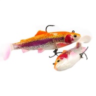 Savage Gear 4D Rattle Shad 12,5 cm MS Golden Albino Rigged Lure Savage Gear 4D Rattle Shad 12,5 cm MS Golden Albino Rigged Lure