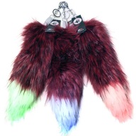 Fluffy Kita Tail Keychain LED Prívesok na prilbu NA MOT LYŽIARSKU PRILBU Fluffy Kita Tail Keychain LED Prívesok na prilbu NA MOT LYŽIARSKU PRILBU