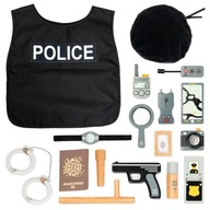 UMU drevená policajná sada pre deti 17 ks. UMU drevená policajná sada pre deti 17 ks.