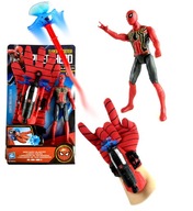 Rukavice SPIDERMAN, odpaľovač šípok + figúrka Rukavice SPIDERMAN, odpaľovač šípok + figúrka