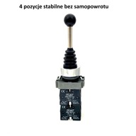 Elektrický joystick manipulátora so 4 stabilnými polohami