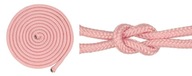 Pletené lano 8 mm Polypropylénové jadro 25 m ružové M