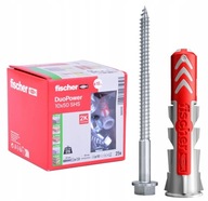 Fischer DUOPOWER hmoždinka so skrutkou 10x50s 25 ks/bal