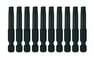 KING TONY Bit 1/4 TORX T10 50mm 10ks. KING TONY Bit 1/4 TORX T10 50mm 10ks.