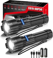 VÝKONNÁ LED TAKTICKÁ BATERKA C019-XHP50 ZOOM MILITARY 2KS VÝKONNÁ LED TAKTICKÁ BATERKA C019-XHP50 ZOOM MILITARY 2KS