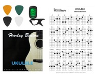 Súprava na ukulele, TUNER, ACRODES, STRUNKY, TRUSNICE