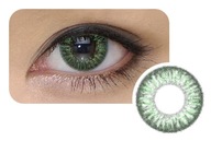 COOL LOOK Zelené kontaktné šošovky 2 ks