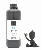 UV živica - 3DUV Standard Black, čierna - 0,5 kg