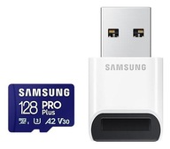Samsung Pro PLUS microSDXC 128GB UHS-I U3 + čítačka