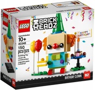 LEGO BRICKHEADZ KLAUN 40348 NARODENINOVÁ ZÁBAVA