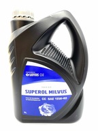 Motorový olej Lotos Superol MILVUS 15W40 CC 5L