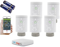 TUYA ZigBee 5 x HLAVOVÝ TERMOSTAT + RIADIACA JEDNOTKA WIFI TUYA ZigBee 5 x HLAVOVÝ TERMOSTAT + RIADIACA JEDNOTKA WIFI