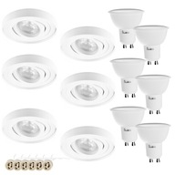 SET 6X ZAPUSTENÉ HALOGÉNOVÉ LED SVIETIDLO GU10 3W