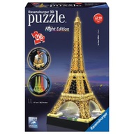 Ravensburger 3D puzzle Eiffelova veža LED 125791 Ravensburger 3D puzzle Eiffelova veža LED 125791