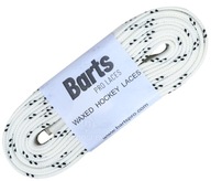 Voskované hokejové šnúrky Barts Pro Laces 250 cm (biele)