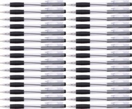 Kancelárske produkty zasúvacie guľôčkové pero 0,7 mm čierne x50