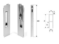H400 hliníkový bočný vertikálny zámok - P/L H400 hliníkový bočný vertikálny zámok - P/L