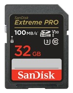 Pamäťová karta SANDISK 32GB EXTREME UHS-I U3 SDHC Pamäťová karta SANDISK 32GB EXTREME UHS-I U3 SDHC