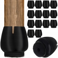 PLSTENÉ NÁHRY NA NOHY STOLIČKY 12-16mm ČIERNA x16ks PLSTENÉ NÁHRY NA NOHY STOLIČKY 12-16mm ČIERNA x16ks