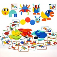 Montessori puzzle 40 vzorov 55 prvkov Montessori puzzle 40 vzorov 55 prvkov
