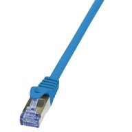 LogiLink CQ3056S Cat.6A S/FTP patch kábel 2m modrý LogiLink CQ3056S Cat.6A S/FTP patch kábel 2m modrý