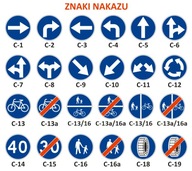 Dopravná značka C Povinná reflexná typ I 400 mm 40 cm