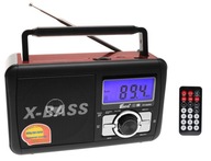 PRENOSNÉ Rádio Digitálne FM MP3 Karaoke USB diaľkové ovládanie