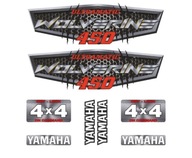 Sada nálepiek Yamaha Wolverine 450, strieborná