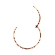 Prsteň CLICKER RUŽOVÝ ZLATÝ 316L OCEL 0,8/6 mm Prsteň CLICKER RUŽOVÝ ZLATÝ 316L OCEL 0,8/6 mm