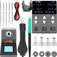 STANICA SUGON 212 760W - TEPLOVZDUŠNÁ + PRESNÁ PÁJKOVKA T12 5X Hrot STANICA SUGON 212 760W - TEPLOVZDUŠNÁ + PRESNÁ PÁJKOVKA T12 5X Hrot