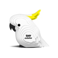 Edukačné ekologické 3D puzzle biely papagáj EUGY Edukačné ekologické 3D puzzle biely papagáj EUGY