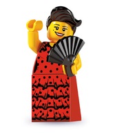 LEGO 8827 Flamenco Dancer No.6 NEOTVORENÉ balenie.