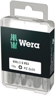 Wera krížový bit 1/4" PZ, 3x25 10 ks.