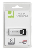 Pamäťový kľúč USB Q-CONNECT s kapacitou 8 GB Pamäťový kľúč USB Q-CONNECT s kapacitou 8 GB