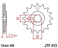 Jt ozubené koleso predné 413 11 Rmx 50, Ts 50 41311Jt 420 £ Jt ozubené koleso predné 413 11 Rmx 50, Ts 50 41311Jt 420 £