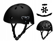 Detská ochranná prilba SCOOTER BIKE 47-58 MoMi Black Detská ochranná prilba SCOOTER BIKE 47-58 MoMi Black