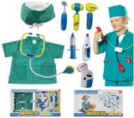 MALÝ DOKTOR CHIRURGEON Kostým doktor Doktorský set MALÝ DOKTOR CHIRURGEON Kostým doktor Doktorský set