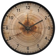 Moderné tiché nástenné hodiny, drevené, 25 cm Moderné tiché nástenné hodiny, drevené, 25 cm