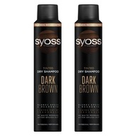 Syoss Brown suchý šampón hnedý pre brunetky 2x200