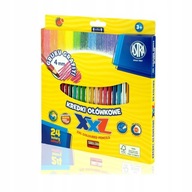 Astra ceruzkové pastelky 24 farieb HRUBÝ GRAFIT