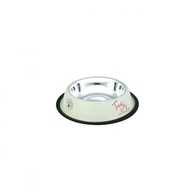 Miska Happet MM82, biela, vzor labky, 16cm/0,2l Miska Happet MM82, biela, vzor labky, 16cm/0,2l
