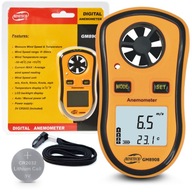 ANEMOMETER ANEMOMETER MERANIE RÝCHLOSTI VZDUCHU METER TEPLOTY VETRA