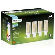 4x LED G9 CAPSULE Žiarovka 12W = 100W 1152lm 6500K Studená 360° LUMILED 4x LED G9 CAPSULE Žiarovka 12W = 100W 1152lm 6500K Studená 360° LUMILED