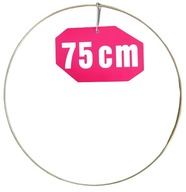 ZLATÝ MATNÝ prsteň/ráfik na lapače snov/makramé 75cm ZLATÝ MATNÝ prsteň/ráfik na lapače snov/makramé 75cm