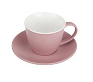 Šálka s podšálkou 220 ml, ružový porcelán Šálka s podšálkou 220 ml, ružový porcelán